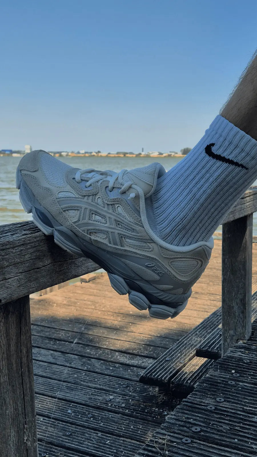 [mobile] ASICS Gel-NYC 'Cream Grey' 7